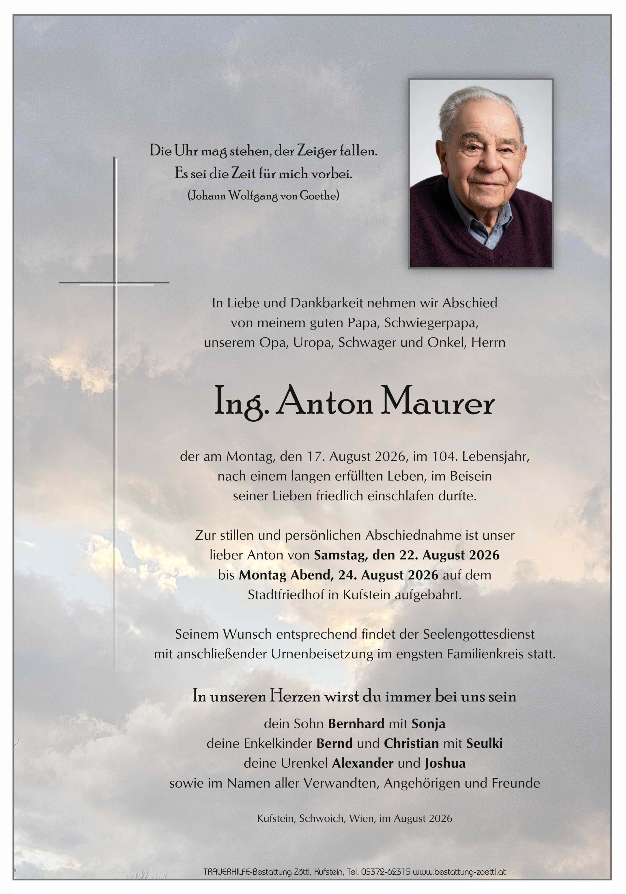 Ing. Anton Maurer